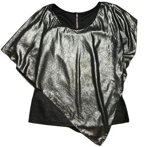 Vintage 80s Metallic Shirt Medium
